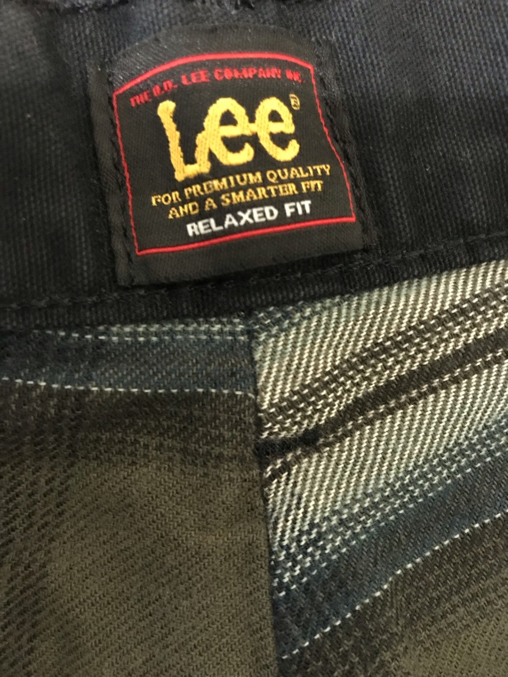 Lee Men's Flannel Lined Straight Leg Jeans - Black Wash 34X32 - Picture 7 of 8